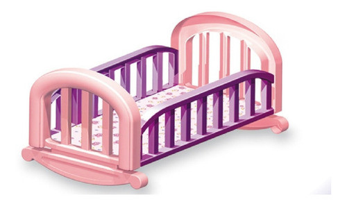 Cuna Plastica Bebes Muñecas Juguete Luni En Casa Valente 0