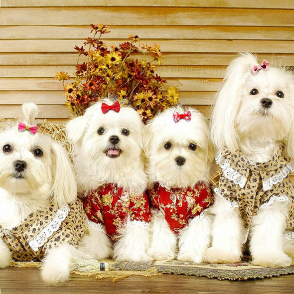 100 Piezas De Lazos Para Mascotas, Accesorios Para El Pel... 1