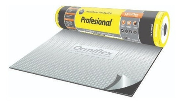 Membrana Asfáltica Profesional Ormiflex 35kg C/aluminio 0