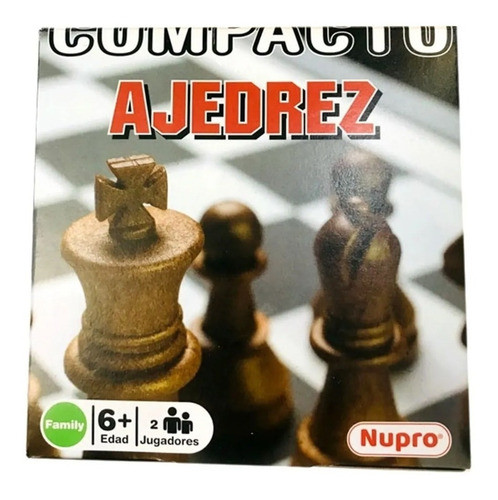Ajedrez Compacto Nupro  Juego De Mesa Familiar 1