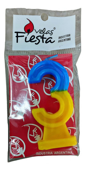 Vela Numero Futbol De Boca Nº3 0