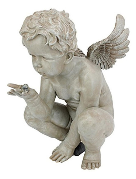 Diseño Toscano Lifes Mysteries Querubín Estatua 0