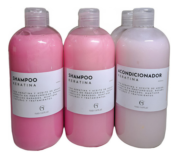 Combo Shampoo Y Acondicionador Keratina X 500ml 1