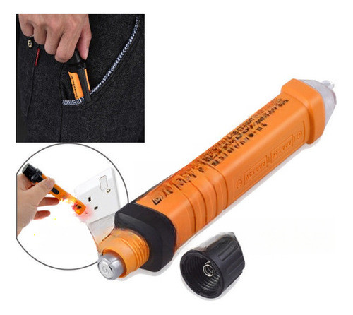 Lápiz De Prueba Sin Contacto De Voltaje Ca Pm8908c Led Linte 0