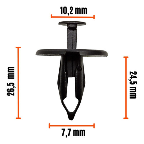 Clip Grampa Traba Paragolpe Parrilla Plymouth X10 1