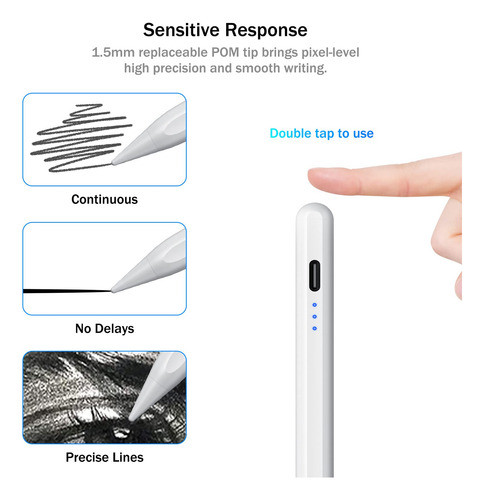 Lapiz Optico Led Para iPad 10/9/8/7/6ª Gen 1