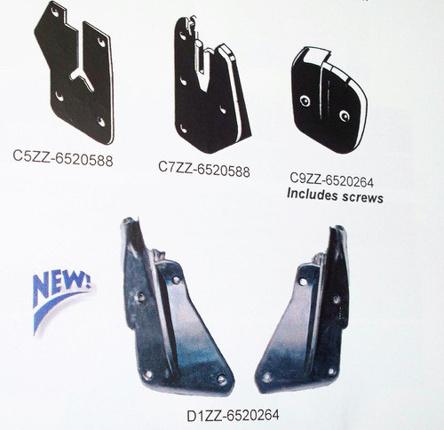69-70 Mustang Door Window Seal Pair C9zz6520264 Con Tornillo 1