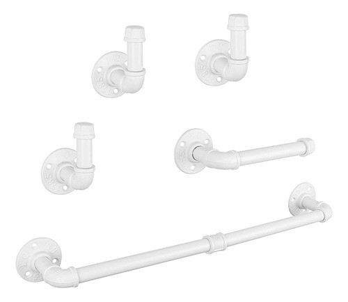 Nearmoon 5-pieces Industrial Pipe Bathroom Hardware Set, Inc 0