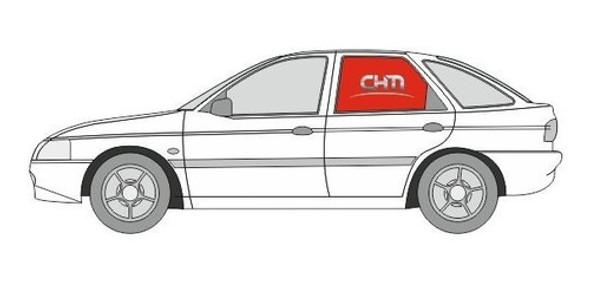Vidrio Puerta P/ Ford Escort 1997 Al 2003 Trasero Izq 5p 0