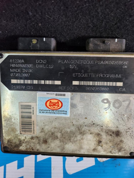 Ecu Peugeot 206 1.9 2007 1