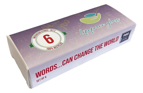 Lifeforce Glass Motivation Stones, Refranes Inspiradores Y A 1