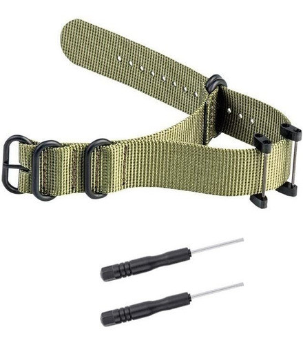 Malla De Nylon Y Hebilla De Metal Suunto Core Verde Militar 0