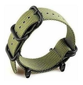 Malla De Nylon Y Hebilla De Metal Suunto Core Verde Militar 1