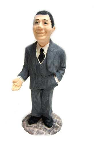 Escultura Carlos Gardel Resina Tango Argentino Adorno Danza 0