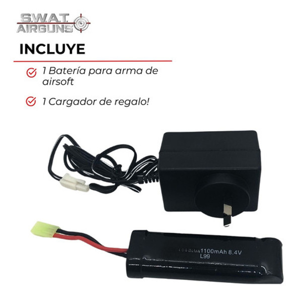 Bateria Cyma Airsoft Cargador De Regalo Cm028 031 503 1