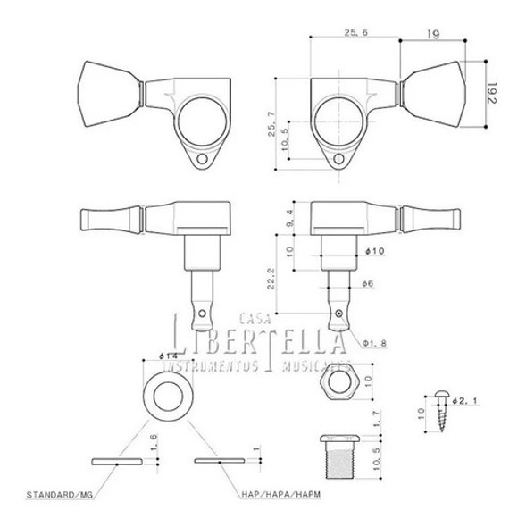 Clavijero Gotoh 1012c 3+3 Con Traba Nuevo Garantia 1