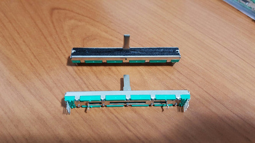 Potenciometro Pitch 60mm Punto Medio Central 4 + 4  Pines 0