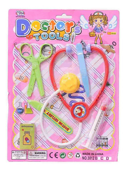 Set De Doctor En Blister Juguete Niños X3 Unid Mayorista 0