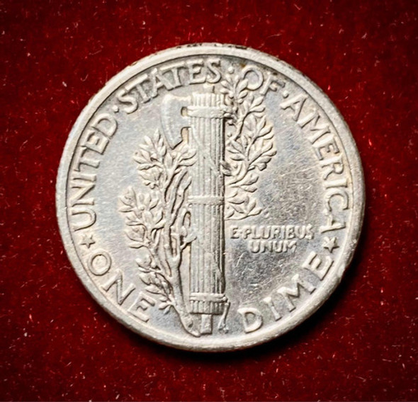 Moneda 1 Dime Estados Unidos 1930 Km 140 Liberty Plata 0.900 1