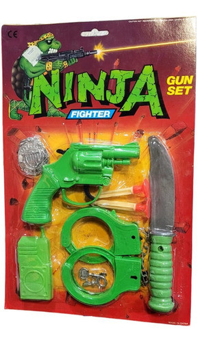 Set Ninja Fighter Tortugas Mutantes 9 Pzs Jretro 0