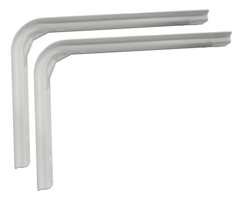 Soporte Estante Mensula Bracket 250x300 Mm Blanco Caja X 20 0