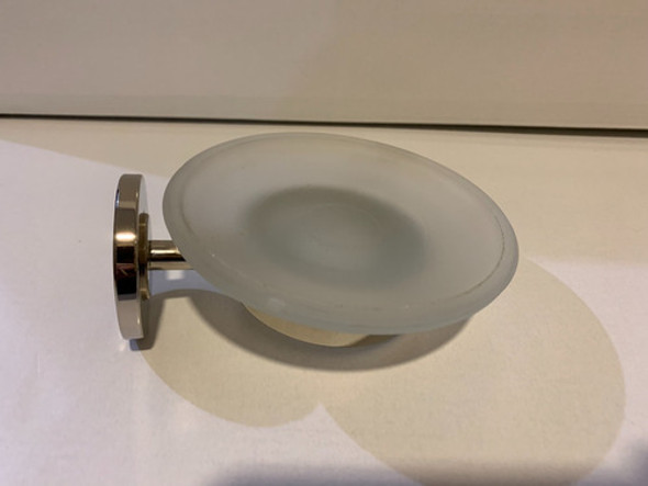 Jabonera De Pared En Bronce Cromado Fv 0