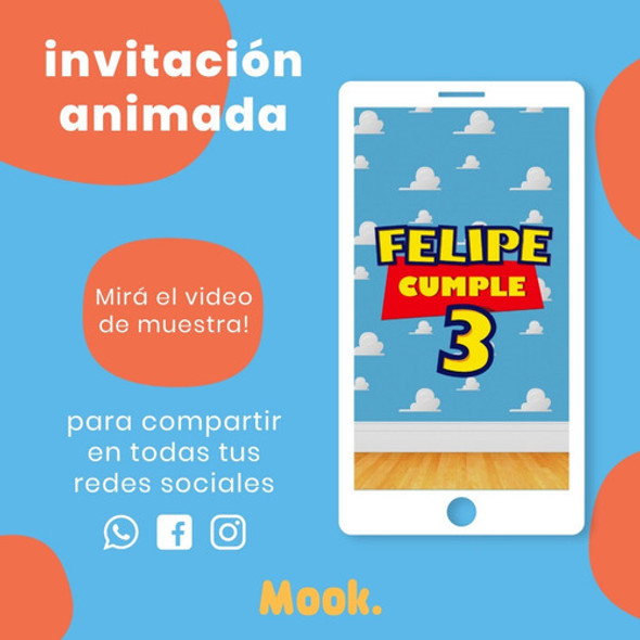 Toy Story 4 Invitación Animada En Video 1