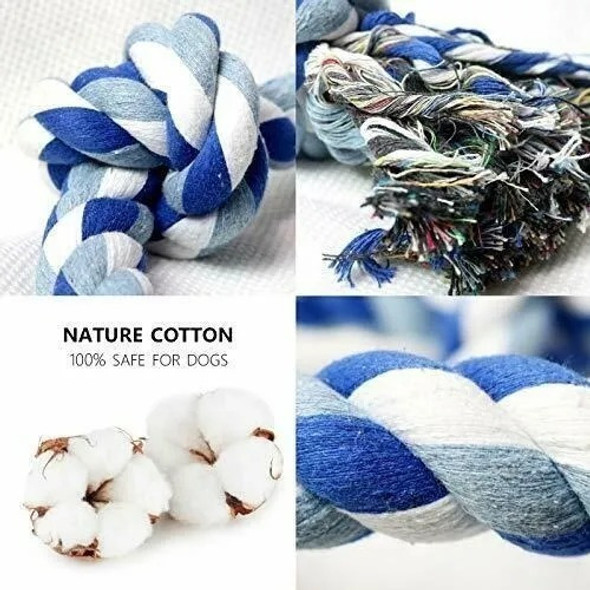 Tirador Hilo Trenzado Mascotas Grandes Anti Stress Higiene 1