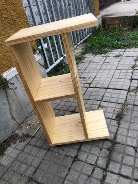 Mesa Auxiliar Oficina Con Ruedas Ap Creaciones En Madera 1