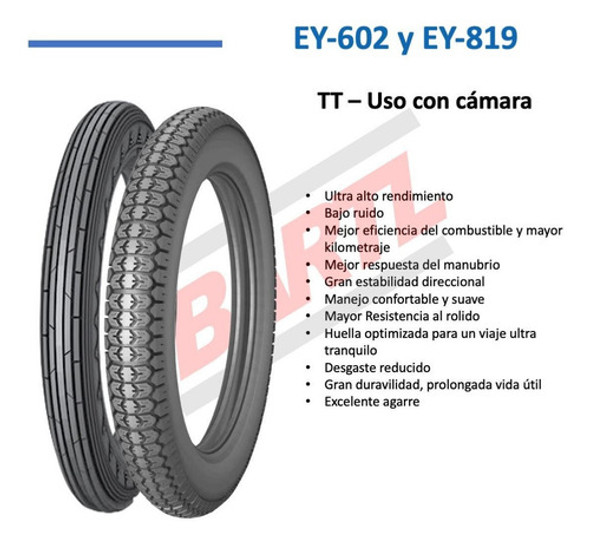 Cubiertas Moto Combo 250-17 Y 275-17 Nayasa 1