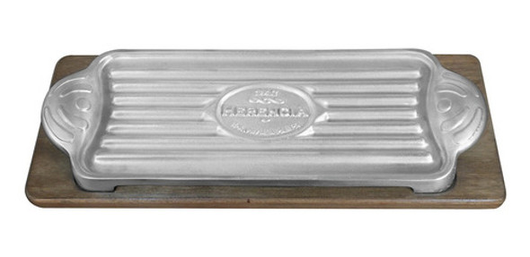 Bandeja Termica Herencia Grill Asado Acero Tienda Pepino 0