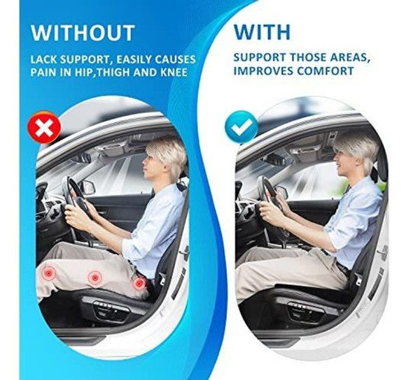 Cojin De Asiento De Coche Espuma Viscoelastica, Oficina - 03 1