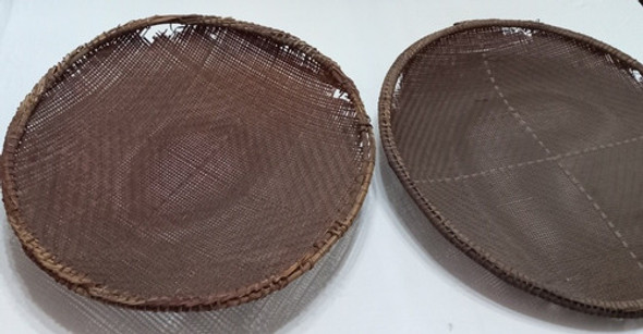 Antiguo Tamizador Etnografico Indígena Fibras Vegetales 0