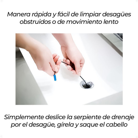 Cinta Limpieza Destapa Desagües, Serpiente De Drenajes Otec 1