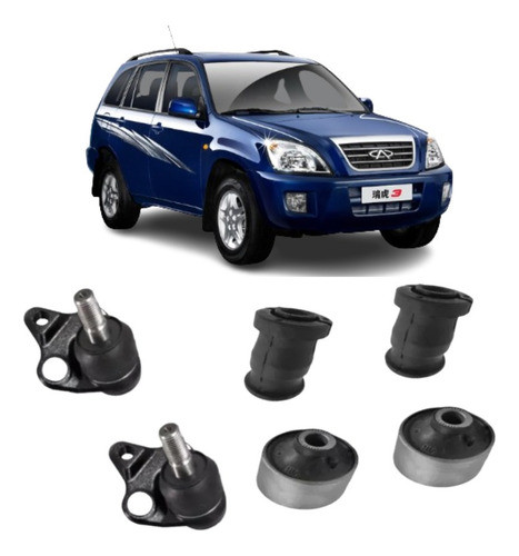 Kit Bujes Parrilla Con Rotula Chery Tiggo Año 2009 0