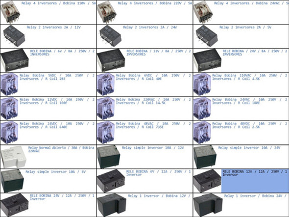 Rele Bobina 12vdc 12a 250v 1 Inversor-p 1