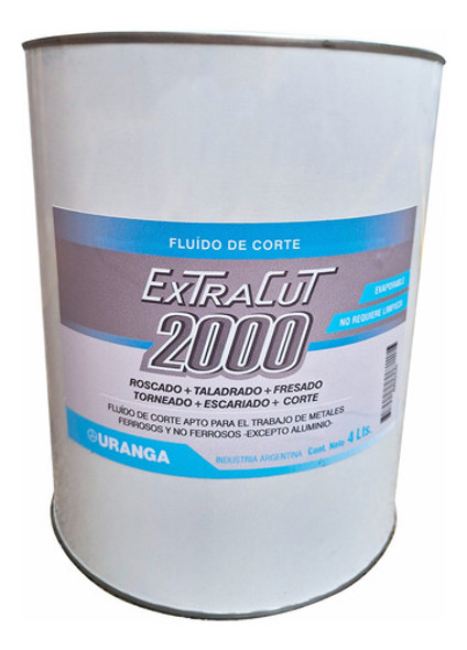 Extracut 2000 4 Litros Aceite De Corte Uranga Mechas Machos 0