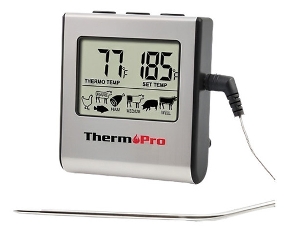 Termómetro Digital De Horno De Cocina Para Alimentos Externo 0