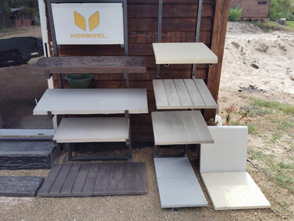 Baldosones, Camineria, Hormigon Vibrado, Entrada Auto. 1