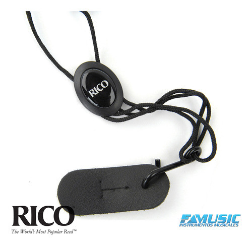 Correa Para Clarinete Rico Cca01 Black Nylon Prm 1