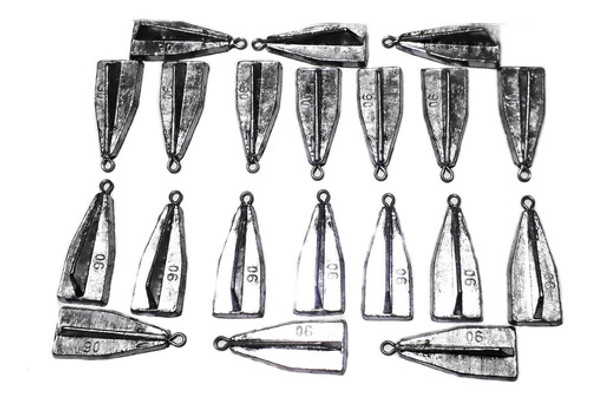 Plomada Voladora 90grs. X 10 Unid + 1 Línea Fondo 3 Anzu 0