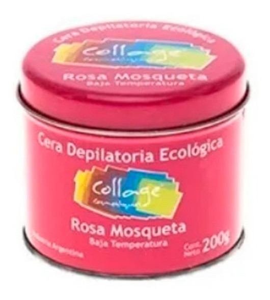 Cera Depilatoria Rosa Mosqueta  X 200g Olla Collage Lefemme 0
