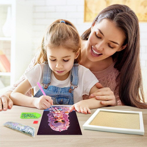 Kit De Pintura De Diamantes 5d - Tematica Nina - 22cm X 1... 1