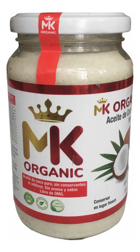 Aceite De Coco Mk Organic 360cc Excelente Calidad 0