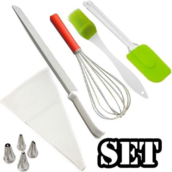 Set 9 Piezas Manga Decoradora Repostera + Accesorios 0