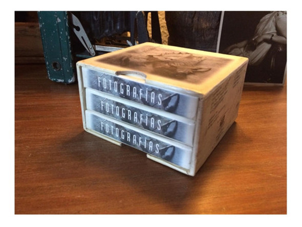 Cajita Con 3 Mini Álbum De Fotos 1