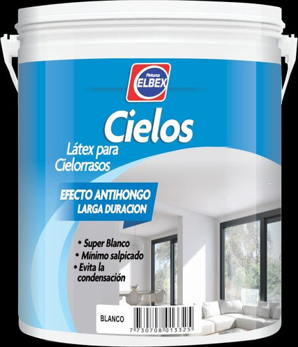 20+4l Pintura Elbex Latex Acrilica Cielos Rasos Antihongos 0