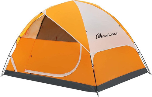 Carpa 2 Personas Doble Capa Impermeable - Naranja 0