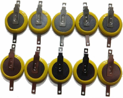 10 Baterias Cr1616 Con Pestañas Para Soldar Para Emerald 0