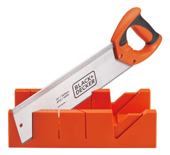 Caja De Inglete Black Decker Con Serrucho 14 PuLG Bdht20346 0